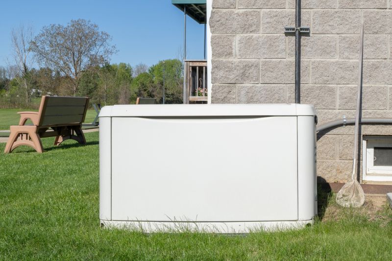 Residential Backup Generator in Yard