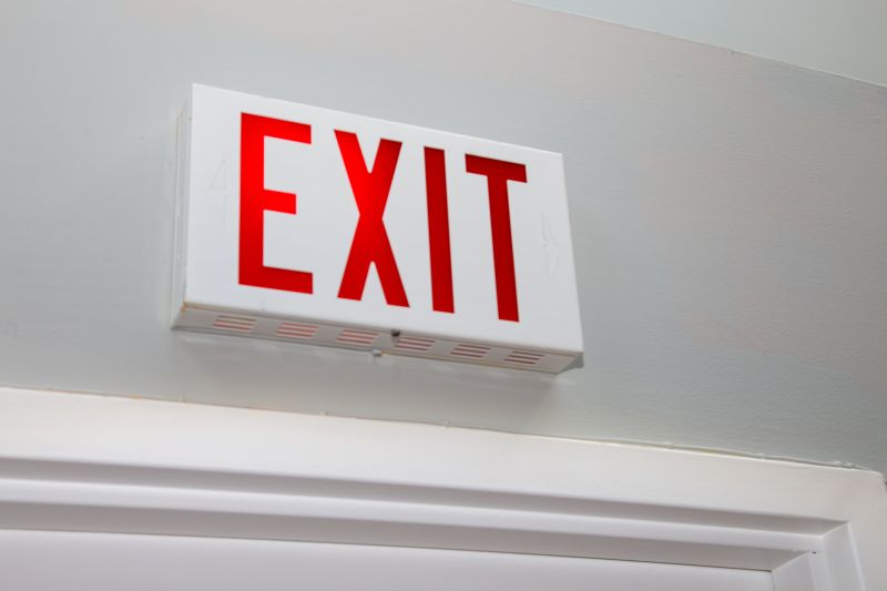 Fire Exit Sign Installation in Alpharetta, GA